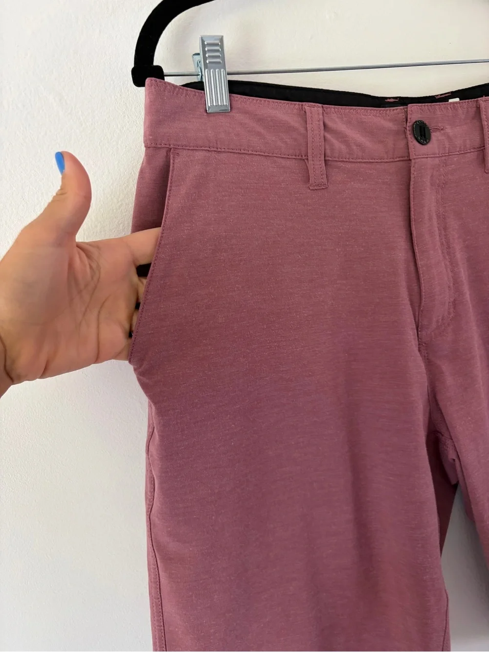 Salty Crew  Drifter 21 Hybrid Walkshort Short In Plum Stretch Performance Chino